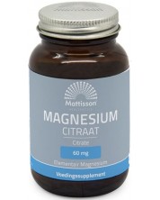 Magnesium Citrate, 400 mg, 60 капсули, Mattisson Healthstyle -1
